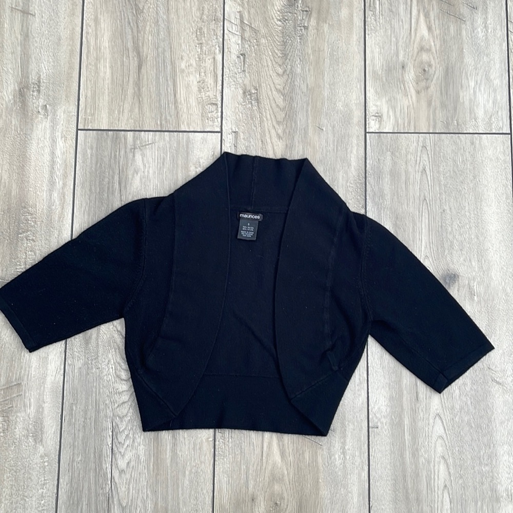 Maurices Woman’s Junior Black Warm Cardigan Size S